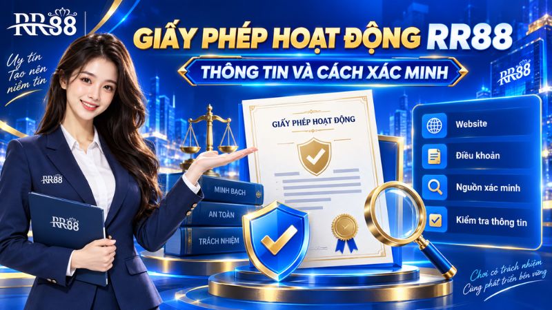 Giấy Phép Hoạt Động RR88 – Thông Tin Và Cách Xác Minh